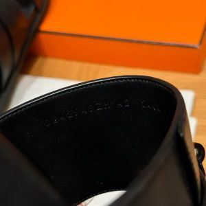 Hermes Jackson Sandal Men Techno-sandal Calfskin Noir H242951ZH01390 - Image 10