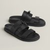 Hermes Jackson Sandal Men Techno-sandal Calfskin Noir H242951ZH01390