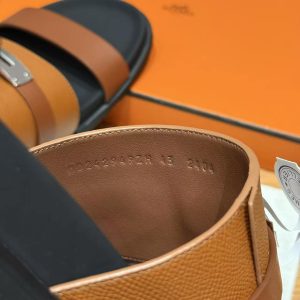 Hermes Jackson Sandal Men Techno-sandal Epsom Calfskin Gold H262876ZH20420 - Image 10