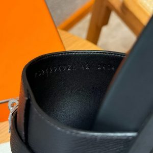 Hermes Jackson Sandal Men Techno-sandal Epsom Calfskin Noir H242949ZH03390 - Image 7