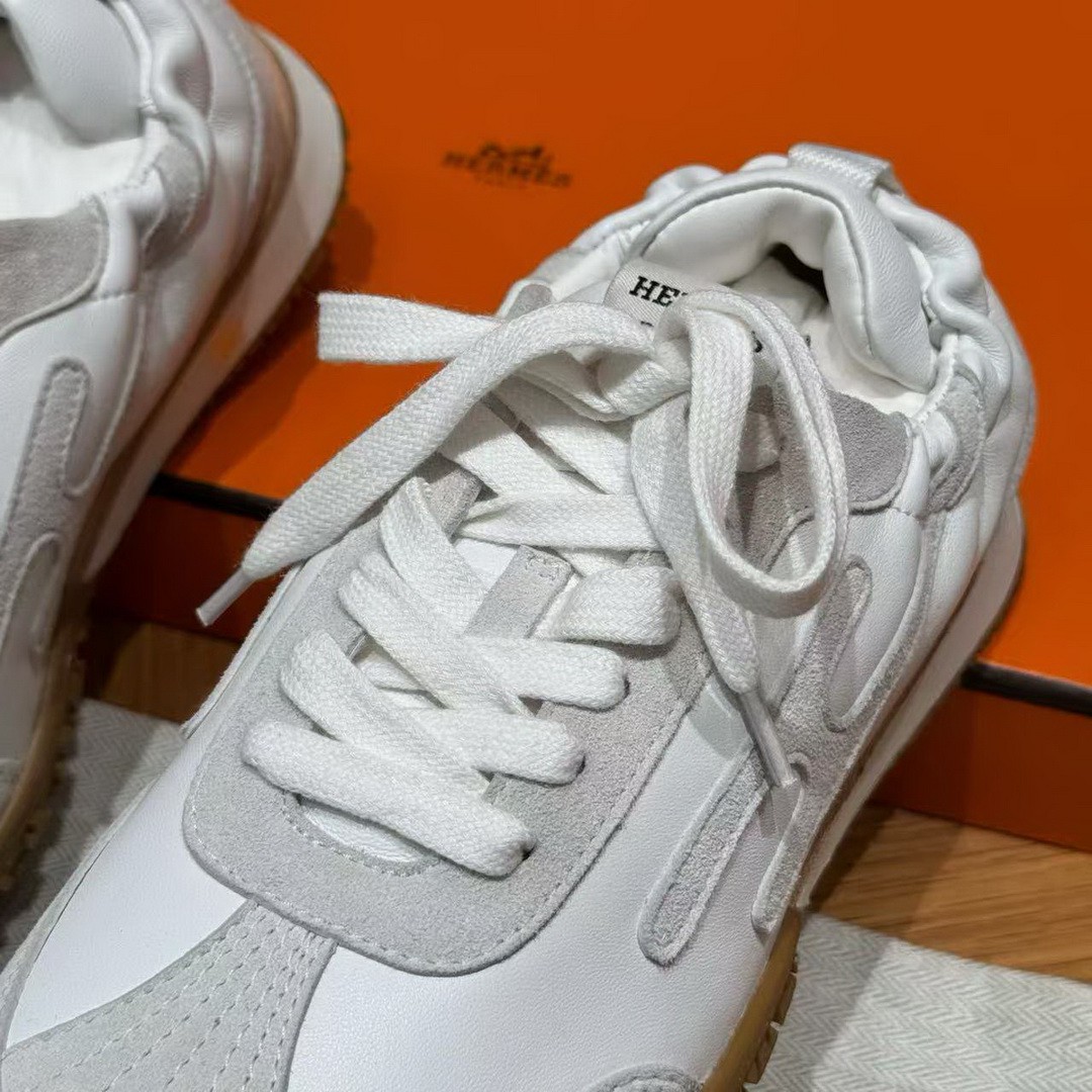 Hermes Jet Sneaker Blanc H242154Z 90390 - Image 10