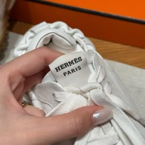 Hermes Jet Sneaker Blanc H242154Z 90390 - Image 9
