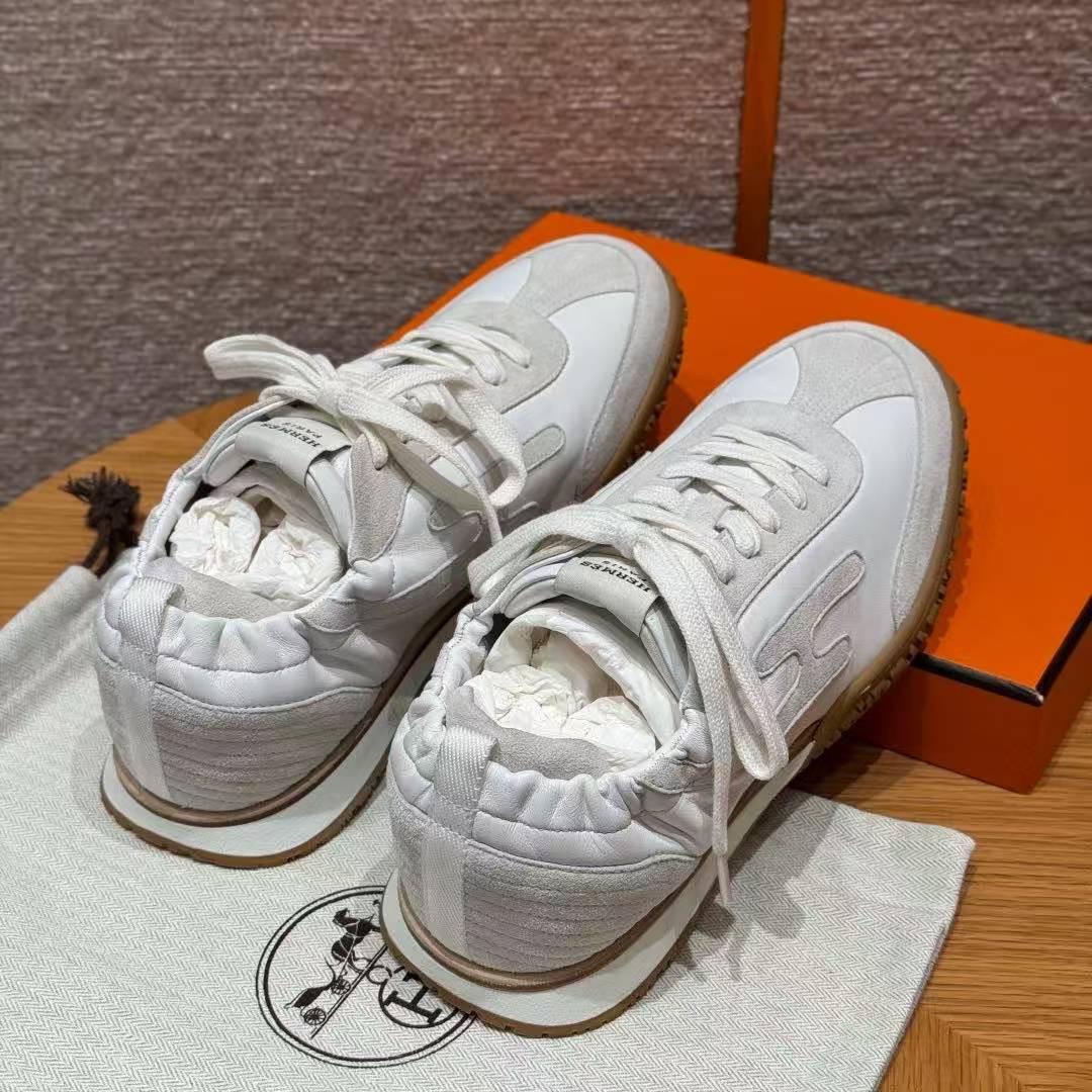 Hermes Jet Sneaker Blanc H242924ZH90405 - Image 15
