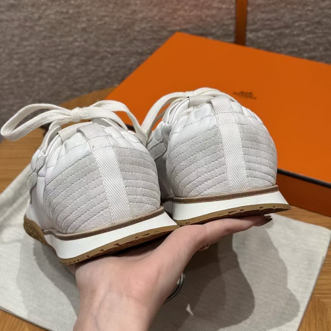 Hermes Jet Sneaker Blanc H242924ZH90405 - Image 9