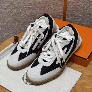 Alternative view of Hermes Jet Sneaker Noir Blanc H242923ZH02390