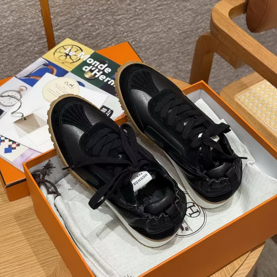 Hermes Jet Sneaker Noir H242154Z 02350 - Image 3