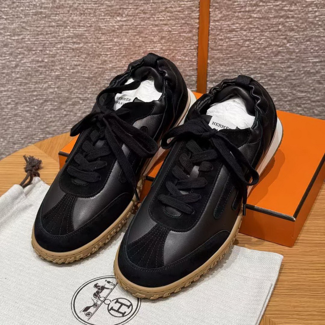 Hermes Jet Sneaker Noir H242924ZH01390 - Image 2