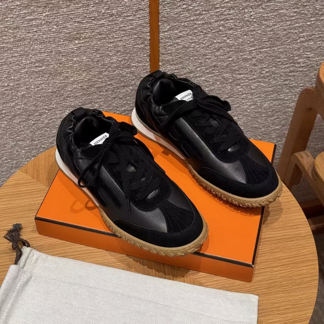Hermes Jet Sneaker Noir H242924ZH01390 - Image 4
