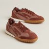 Hermes Jet Sneaker Rose Antique Rouge Sépia H242153Z RA350