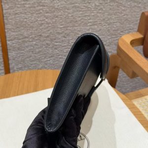 Hermes Jige Elan 29 Clutch Handmade In Epsom Calfskin Leather 89 Noir - Image 14