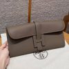 Hermes Jige Elan 29 Clutch Handmade In Swift Calfskin Leather 18 Etoupe