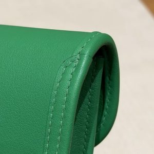 Hermes Jige Elan 29 Clutch Handmade In Swift Calfskin Leather 1K Bambou - Image 3