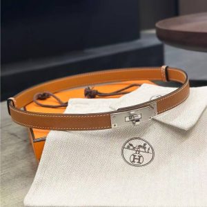 Hermes Kelly 18 Belt Epsom Calfskin Kelly Buckle Permabrass Rose Gold Gold H069853CD37 - Image 17