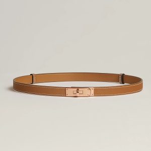 Hermes Kelly 18 Belt Epsom Calfskin Kelly Buckle Permabrass Rose Gold Gold H069853CD37