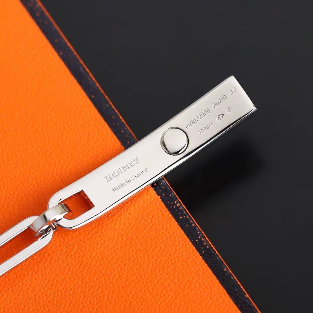 Hermes Kelly Chaine Bracelet Rose Gold H221411B 00160 - Image 3