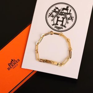 Hermes Kelly Chaine Bracelet Yellow Gold H218470B 00130 - Image 7