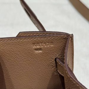 Hermes Kelly Depeches 25 Pouch Handmade In Epsom Calfskin Leather Silver Hardware 3G Alezan - Image 6