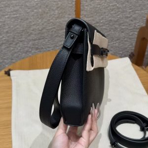 Hermes Kelly Depeches 25 Pouch Handmade In Togo Calfskin Leather Black Hardware 89 Noir - Image 19