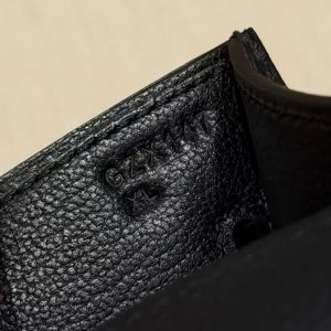 Hermes Kelly Depeches 25 Pouch Handmade In Togo Calfskin Leather Black Hardware 89 Noir - Image 13