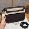 Hermes Kelly Depeches 25 Pouch Handmade In Togo Calfskin Leather Silver Hardware 46 Ebene