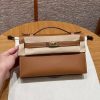 Hermes Kelly Pochette Handmade In Epsom Calfskin Leather Gold Hardware 37 Gold