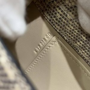 Hermes Kelly Pochette Handmade In Lizard Leather from South Africa Silver Hardware 1B Ombre - Image 15