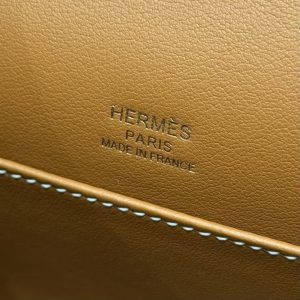 Hermes Kelly Pochette Handmade In Swift Calfskin Leather Gold Hardware 37 Gold - Image 14