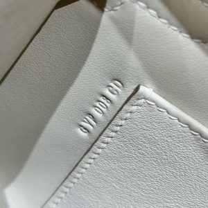 Hermes Kelly Pochette Handmade In Swift Calfskin Leather Silver Hardware 10 Craie - Image 14