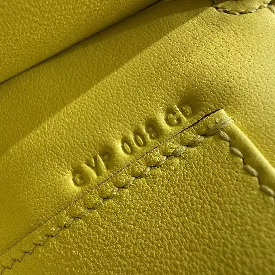 Hermes Kelly Pochette Handmade In Swift Calfskin Leather Silver Hardware B4 Sun - Image 16