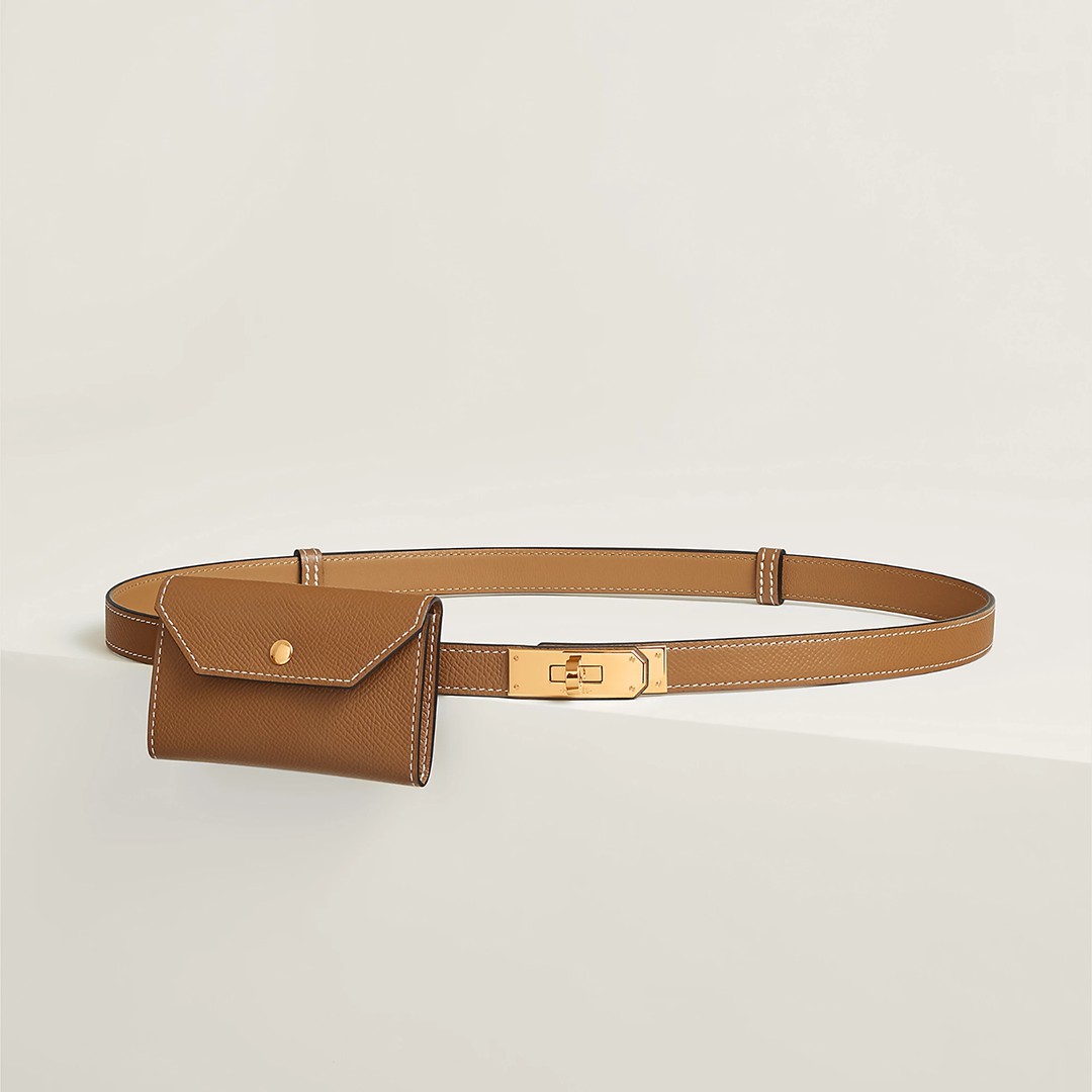 Hermes Kelly Pocket 18 Belt Epsom Calfskin Kelly Buckle Permabrass Yellow Gold Gold H081120CC37