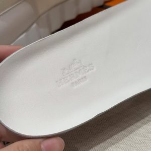 Hermes Lift Slip-on Sneaker Women Knit and Calfskin Blanc H252003Z 92365 - Image 6