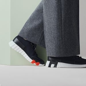 Hermes Lift Slip-on Sneaker Women Knit and Calfskin Noir H252003Z 03355 - Image 3