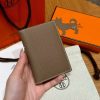 Hermes MC² Euclide Card Holder Handmade In Epsom Calfskin Leather 18 Etoupe