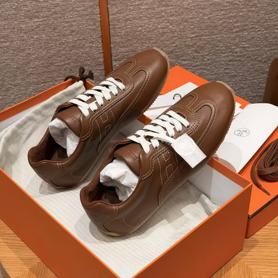 Hermes Master Sneaker Gold H261009Z 20340 - Image 14