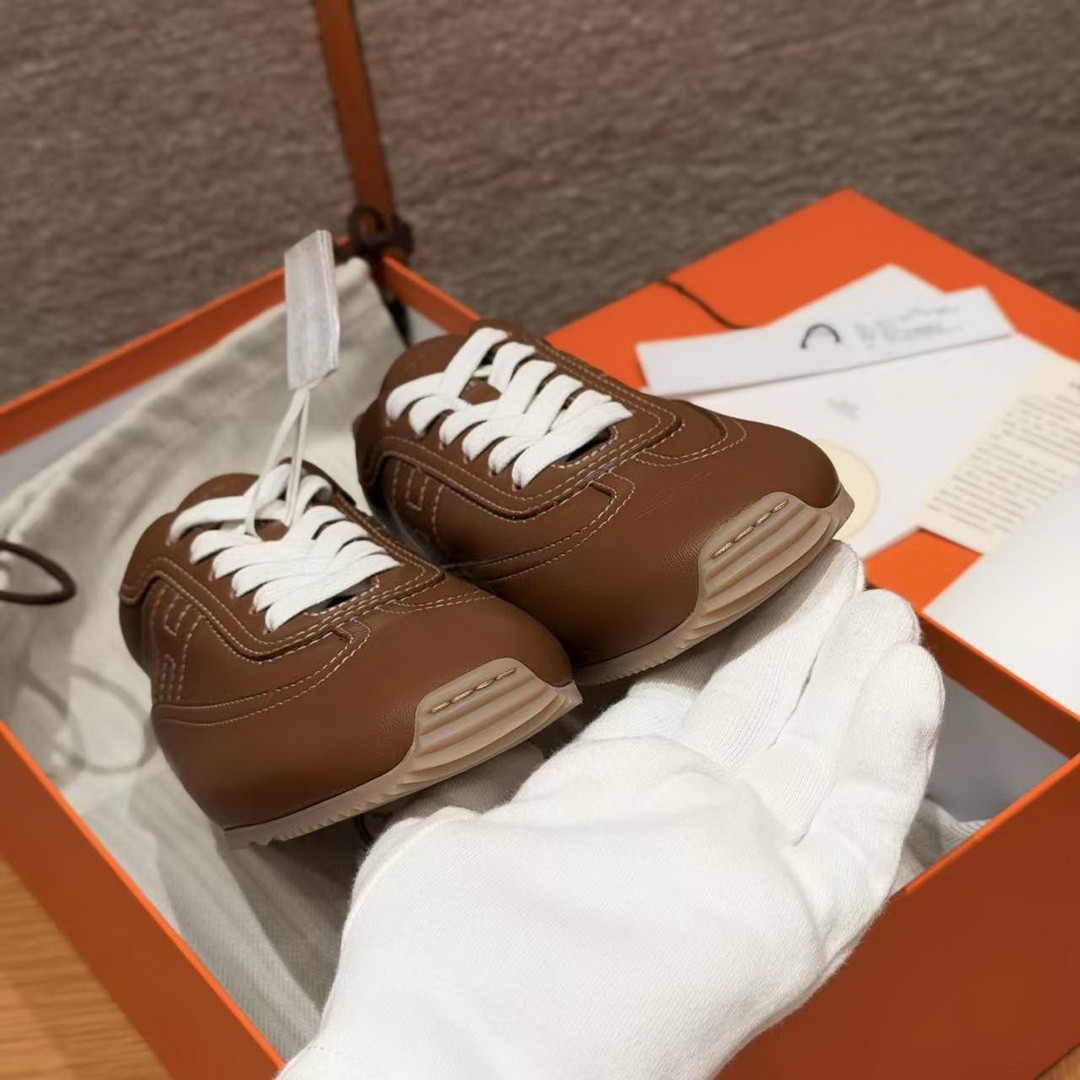 Hermes Master Sneaker Gold H261009Z 20340 - Image 11