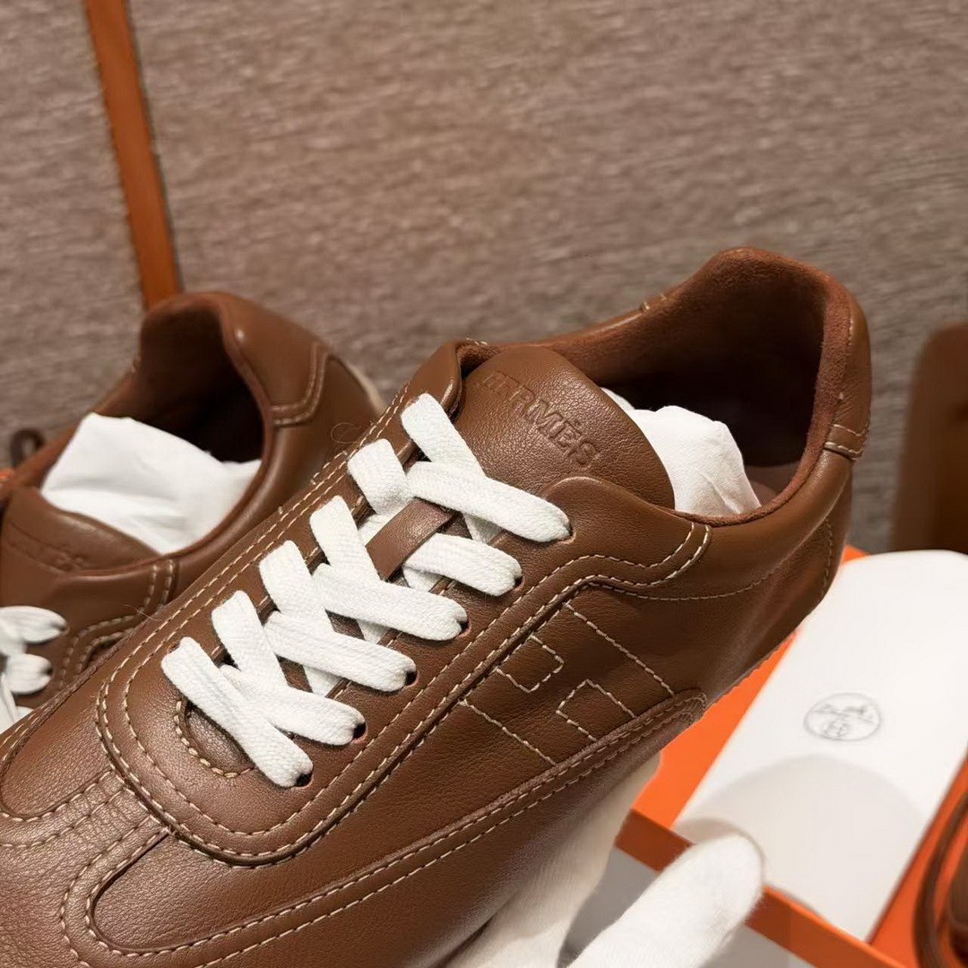 Hermes Master Sneaker Gold H261009Z 20340 - Image 9