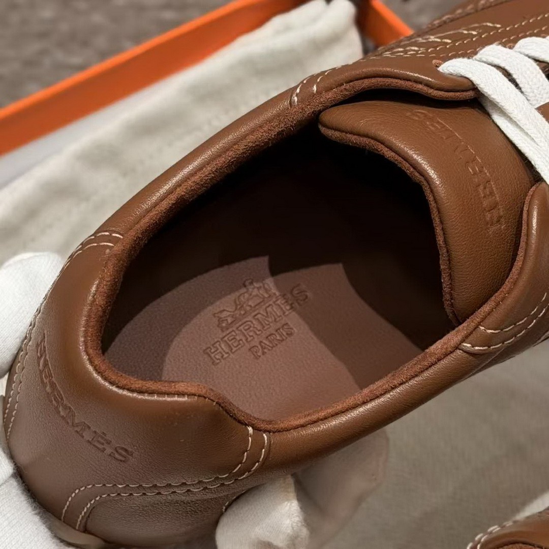 Hermes Master Sneaker Gold H261009Z 20340 - Image 8