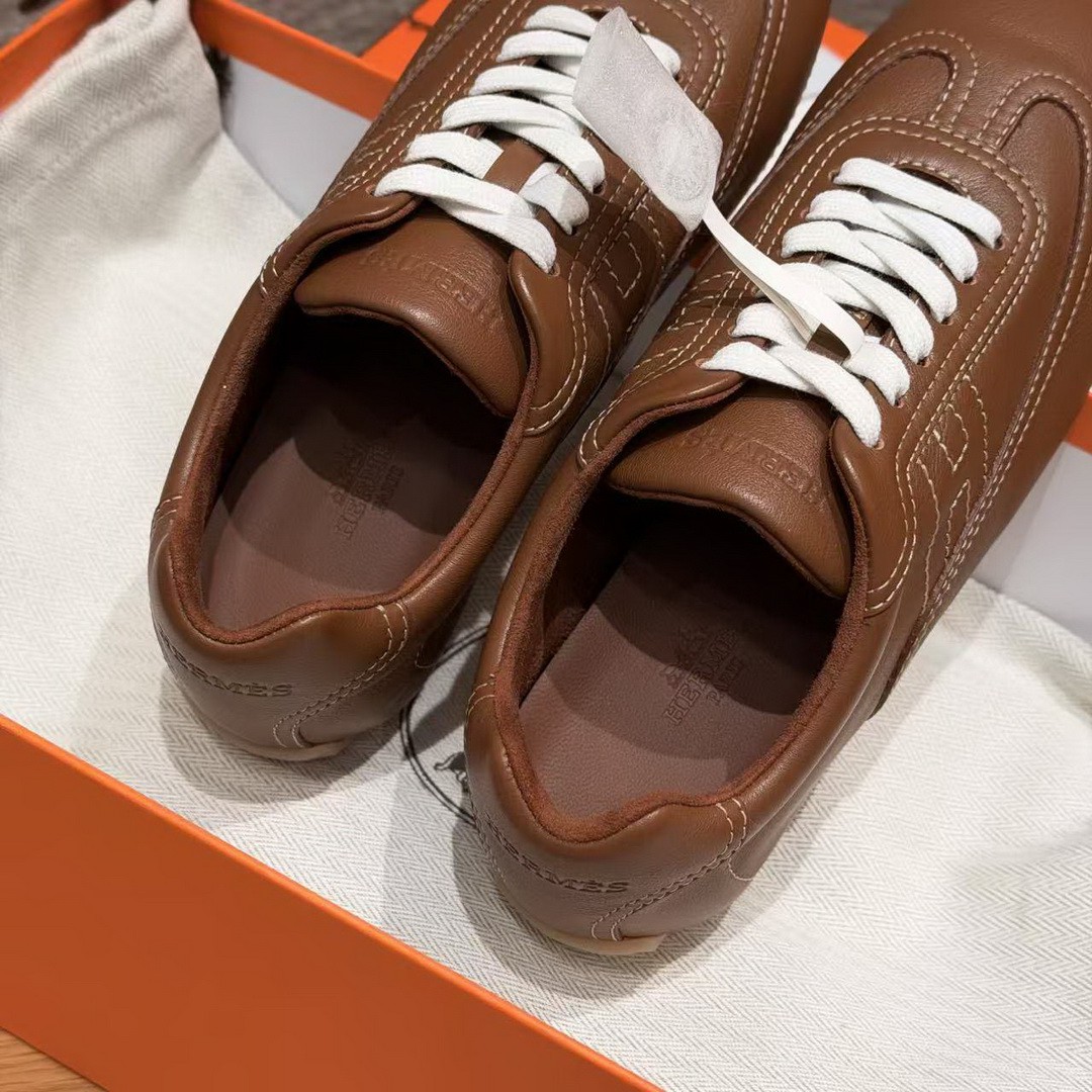 Hermes Master Sneaker Gold H261009Z 20340 - Image 7