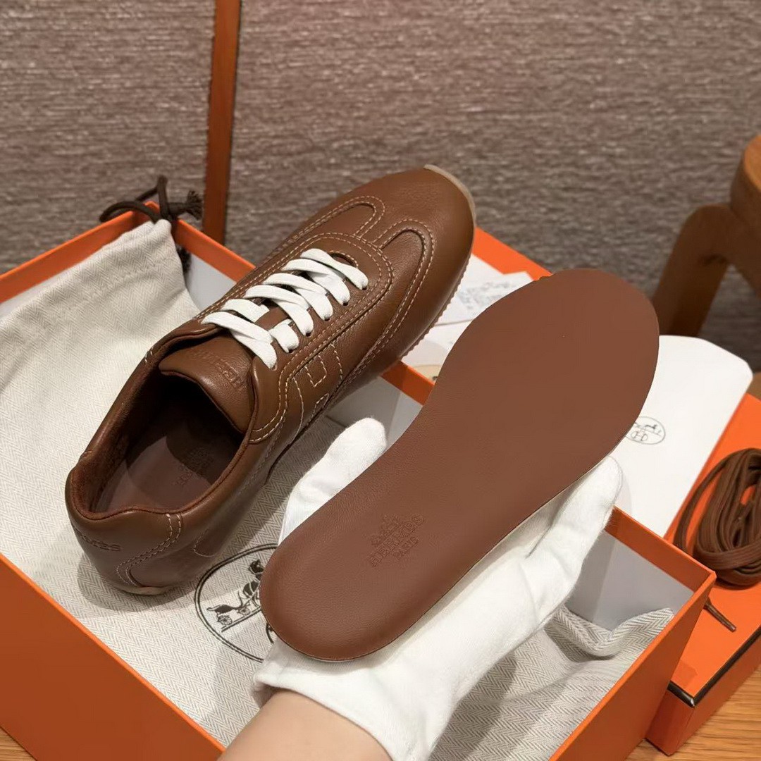 Hermes Master Sneaker Gold H261009Z 20340 - Image 6