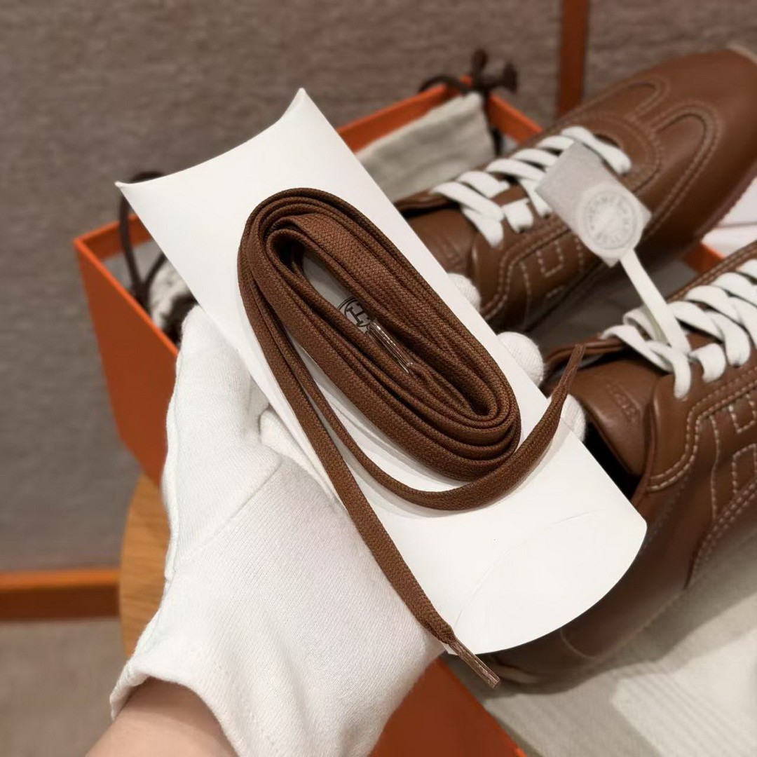 Hermes Master Sneaker Gold H261009Z 20340 - Image 4
