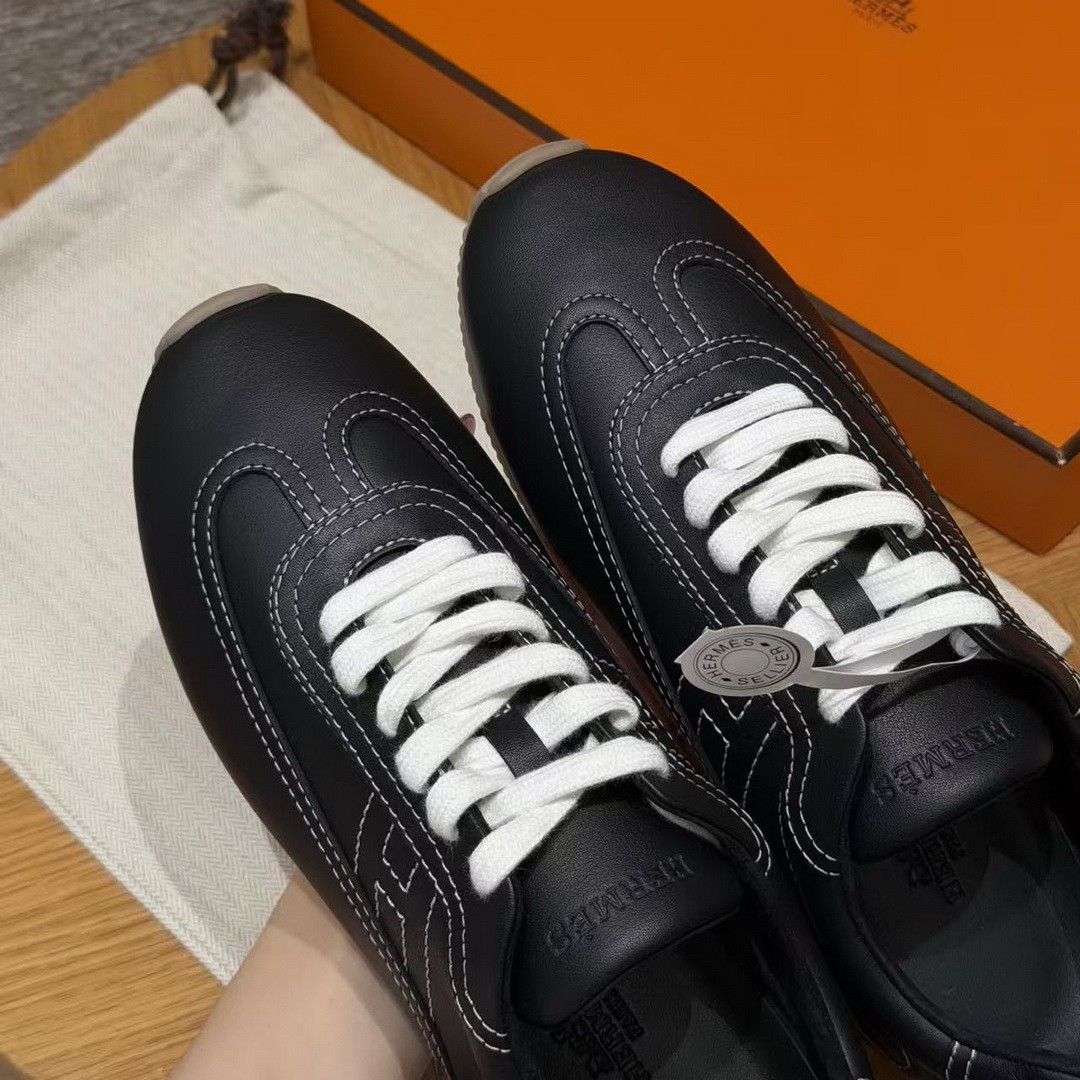 Hermes Master Sneaker Noir H261009Z 02340 - Image 10