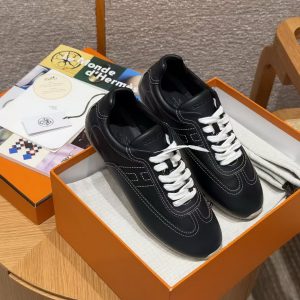 Hermes Master Sneaker Noir H261009Z 02340 - Image 5