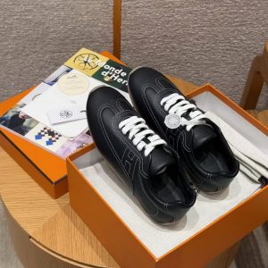 Hermes Master Sneaker Noir H261009Z 02340 - Image 4