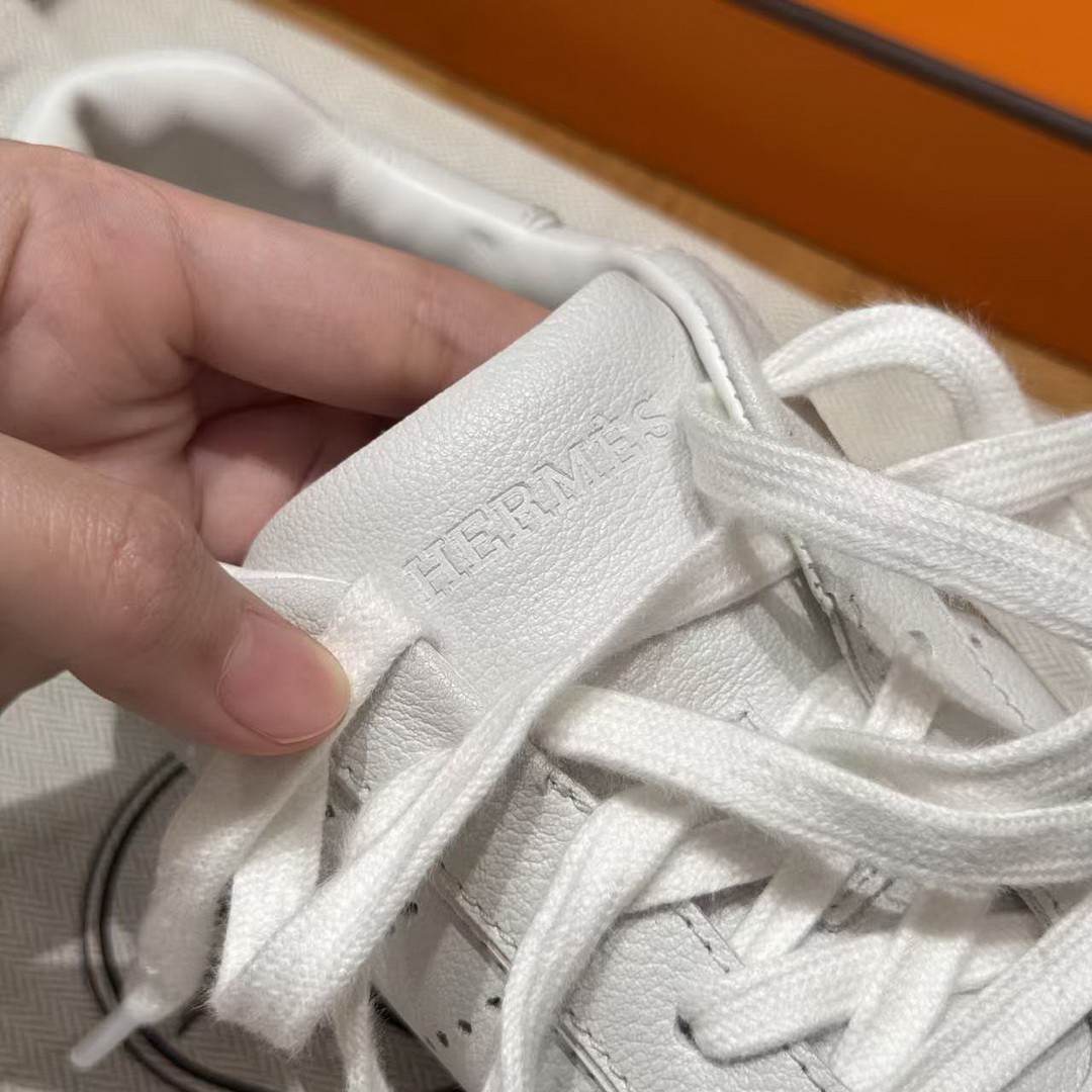 Hermes Match Sneaker Blanc H261000Z 90350 - Image 7