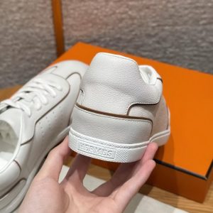 Hermes Match Sneaker Blanc Naturel H261000Z 91350 - Image 14
