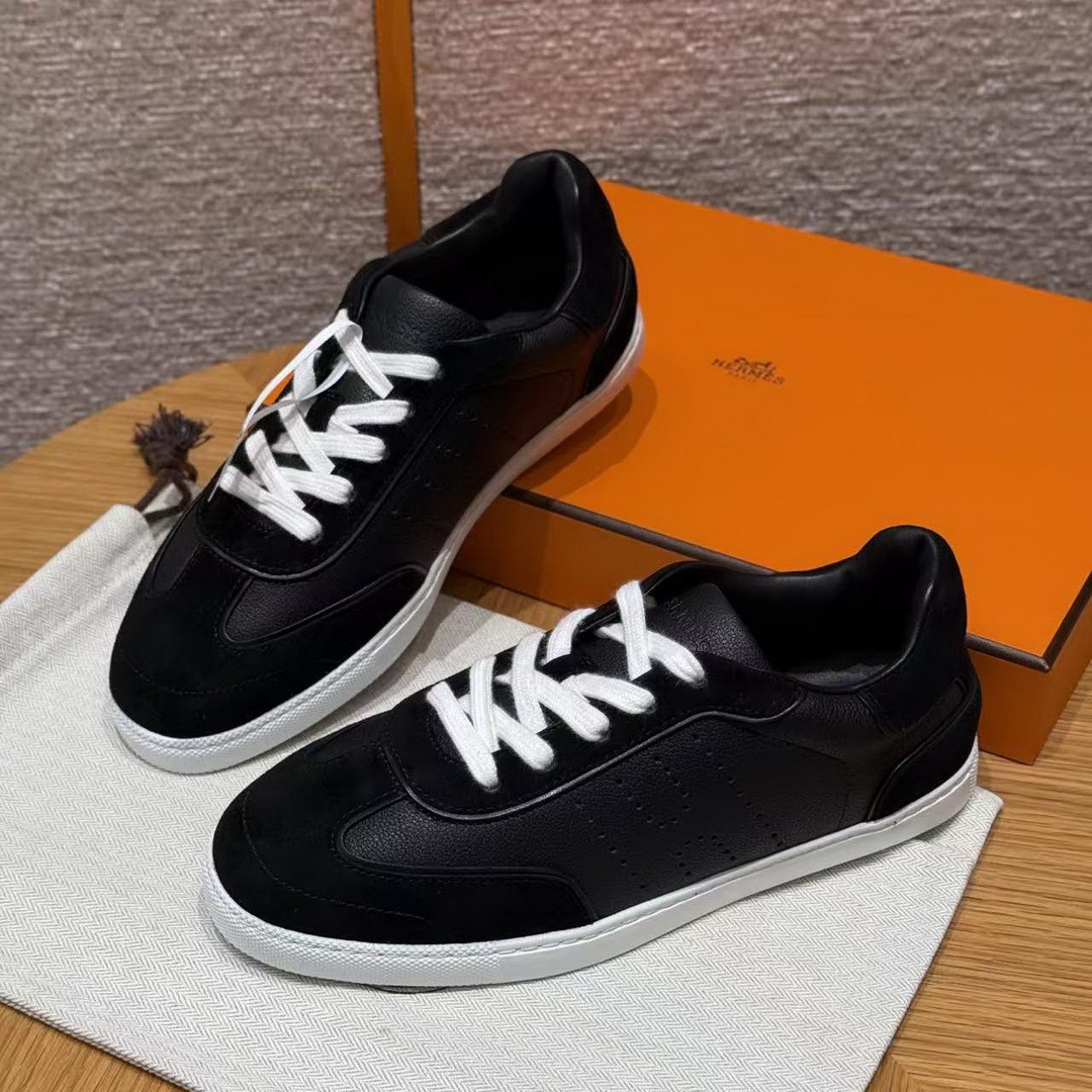 Hermes Match Sneaker Noir H261863ZH01390 - Image 16