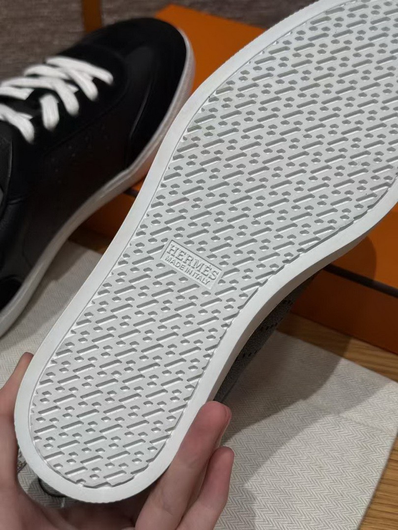 Hermes Match Sneaker Noir H261863ZH01390 - Image 12