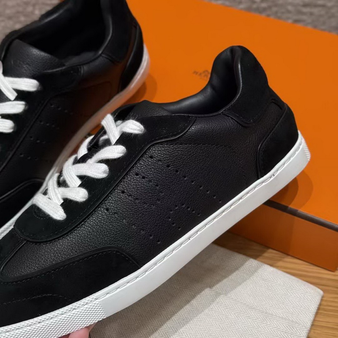 Hermes Match Sneaker Noir H261863ZH01390 - Image 11