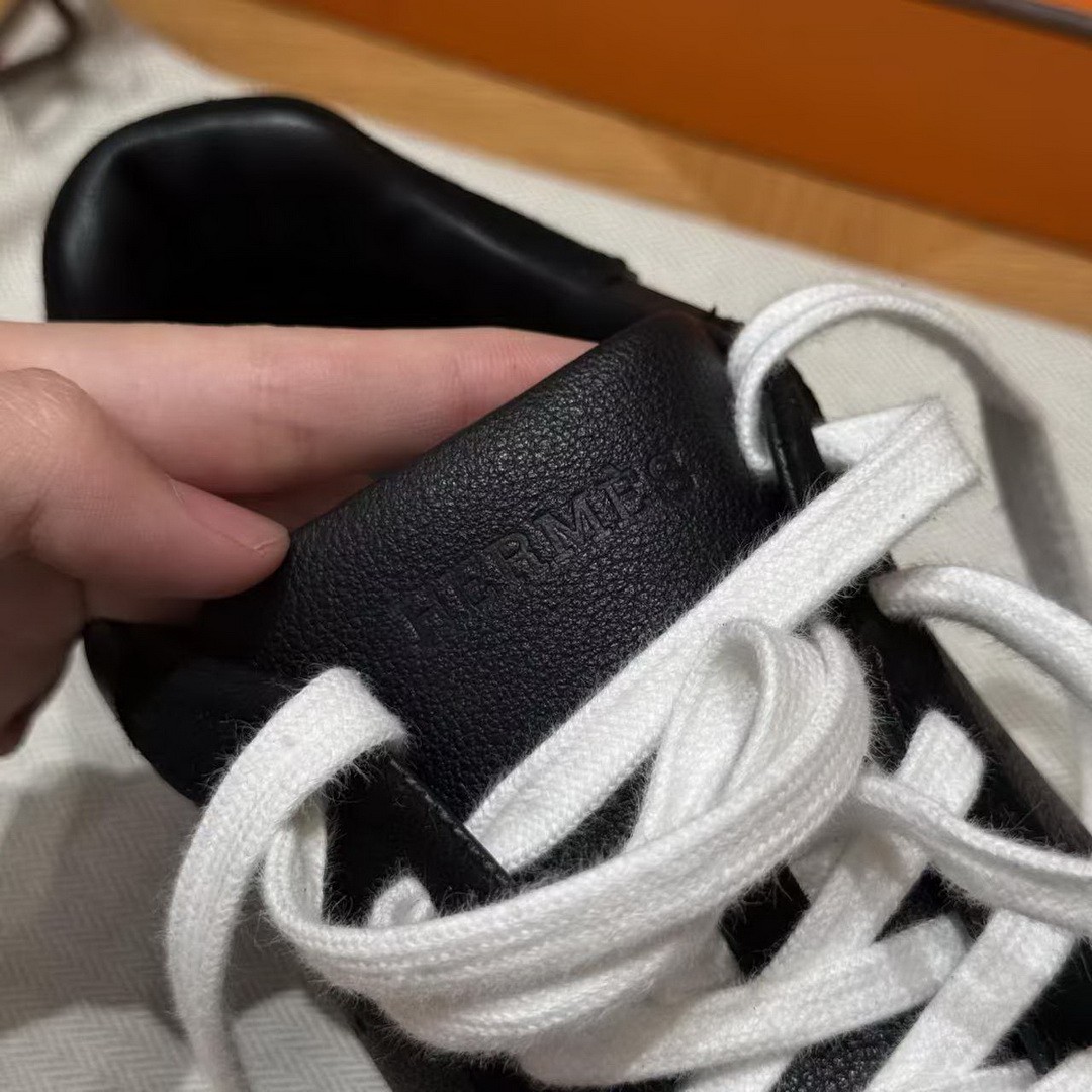 Hermes Match Sneaker Noir H261863ZH01390 - Image 7