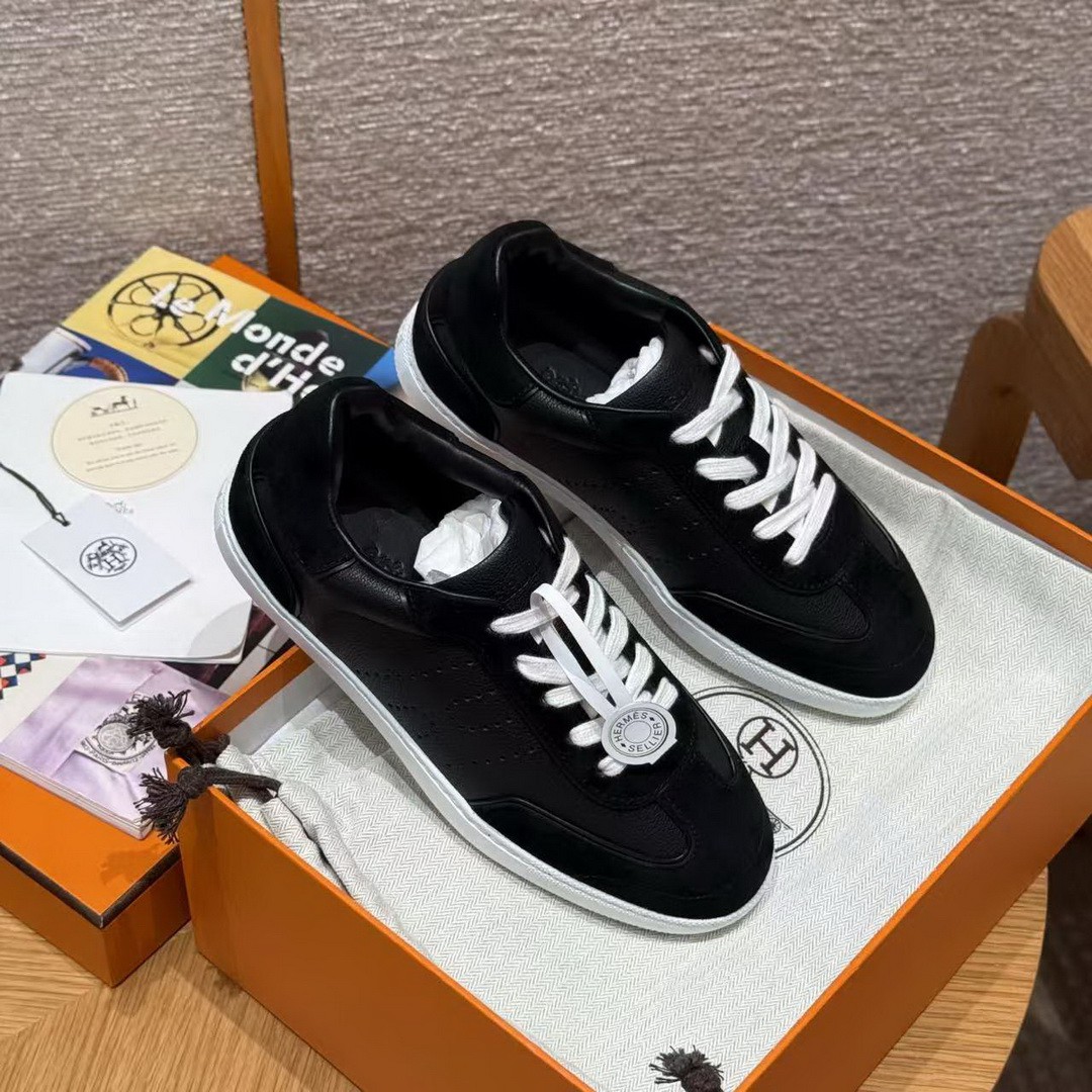 Hermes Match Sneaker Noir H261863ZH01390 - Image 5